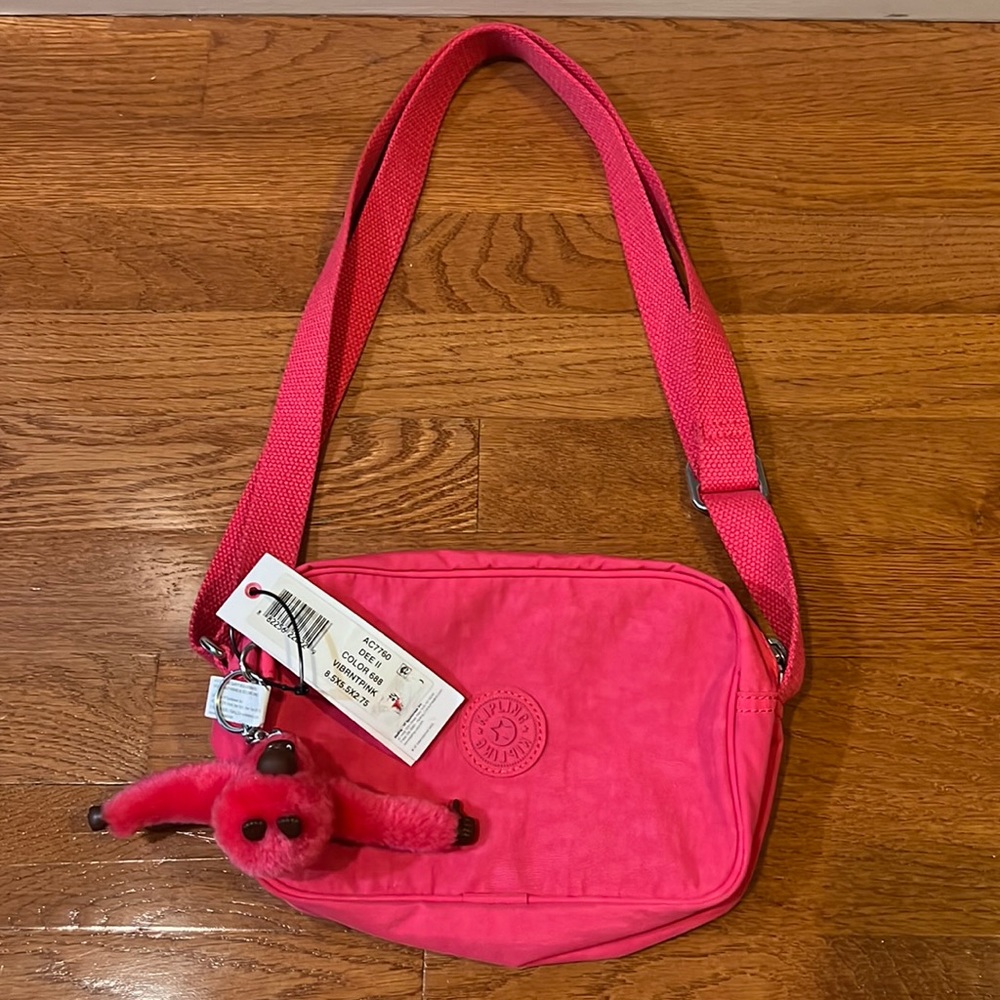 NWT Kipling Hot Pink bag
